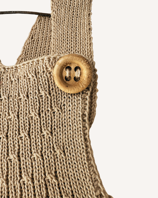 Lirium · Pagliaccetto neonato in cotone / Baby knitted romper