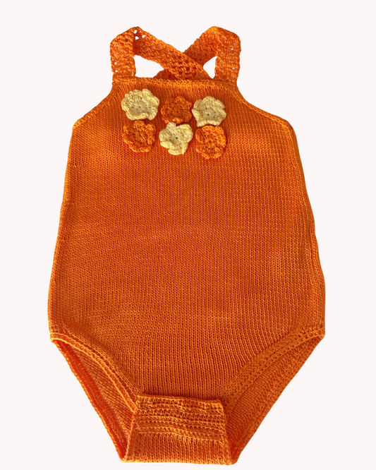 Camelia · Ranita / Pagliaccetto / Baby Romper de punto