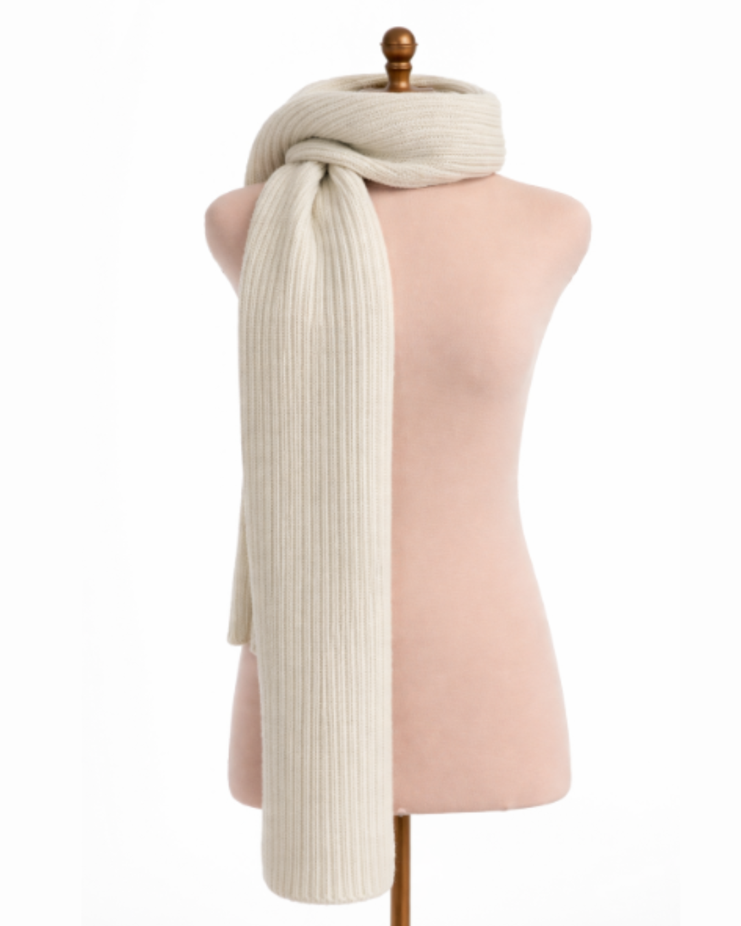 Nina - Sciarpa lavorata in baby alpaca 100%