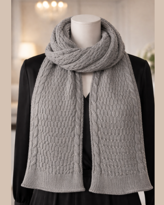 Kantu - Sciarpa artigianale in baby alpaca 100%