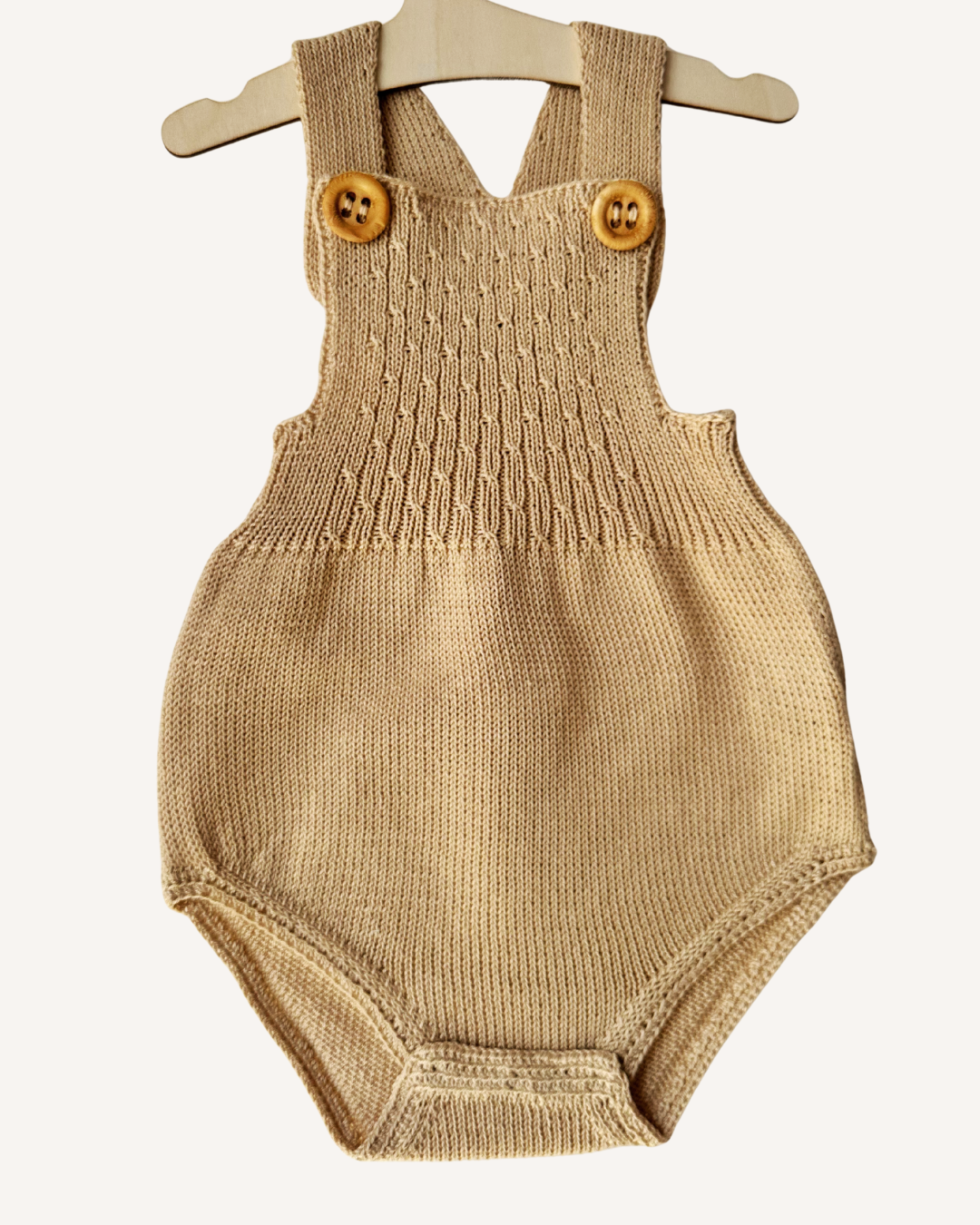 Lirium · Pagliaccetto neonato in cotone / Baby knitted romper