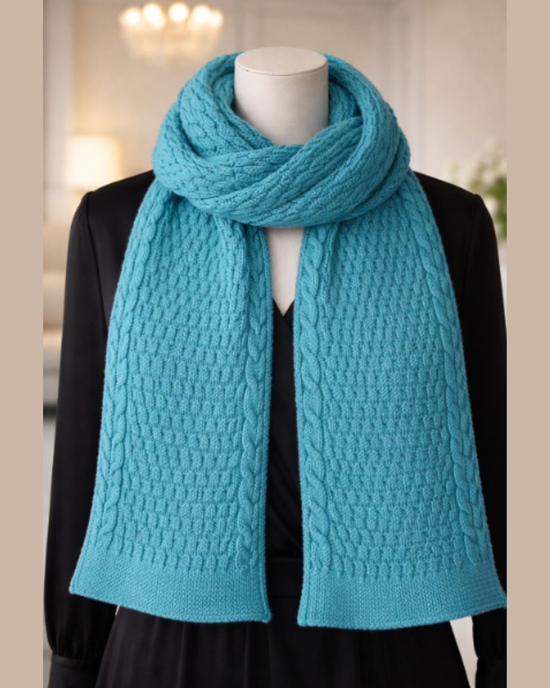 Kantu - Sciarpa artigianale in baby alpaca 100%