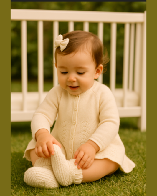 Chaska - Cappottino vestito in baby alpaca 100% fatto a mano