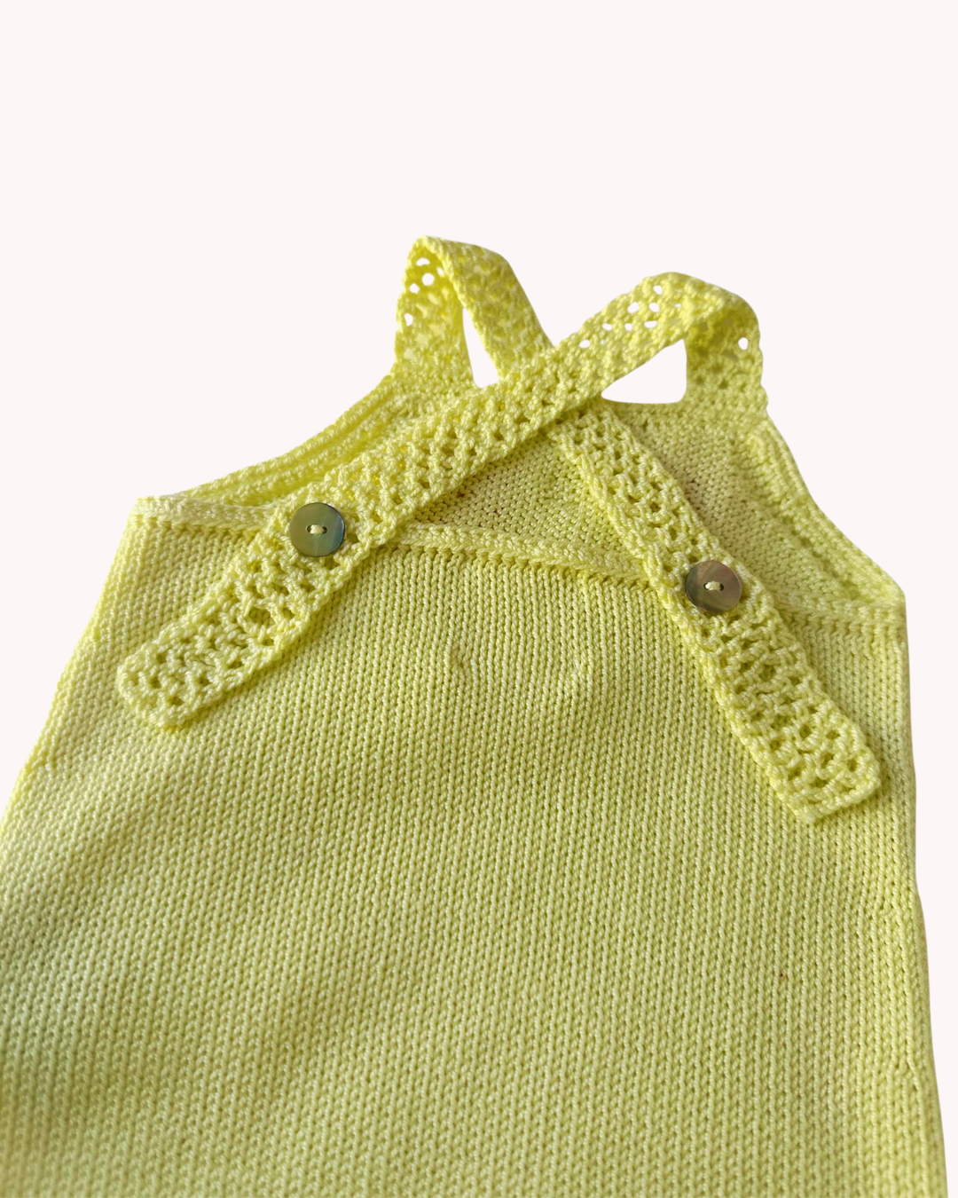 Camelia · Ranita / Pagliaccetto / Baby Romper de punto