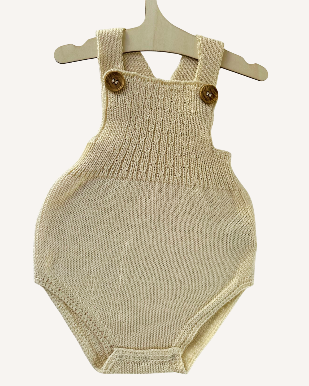 Lirium · Pagliaccetto neonato in cotone / Baby knitted romper