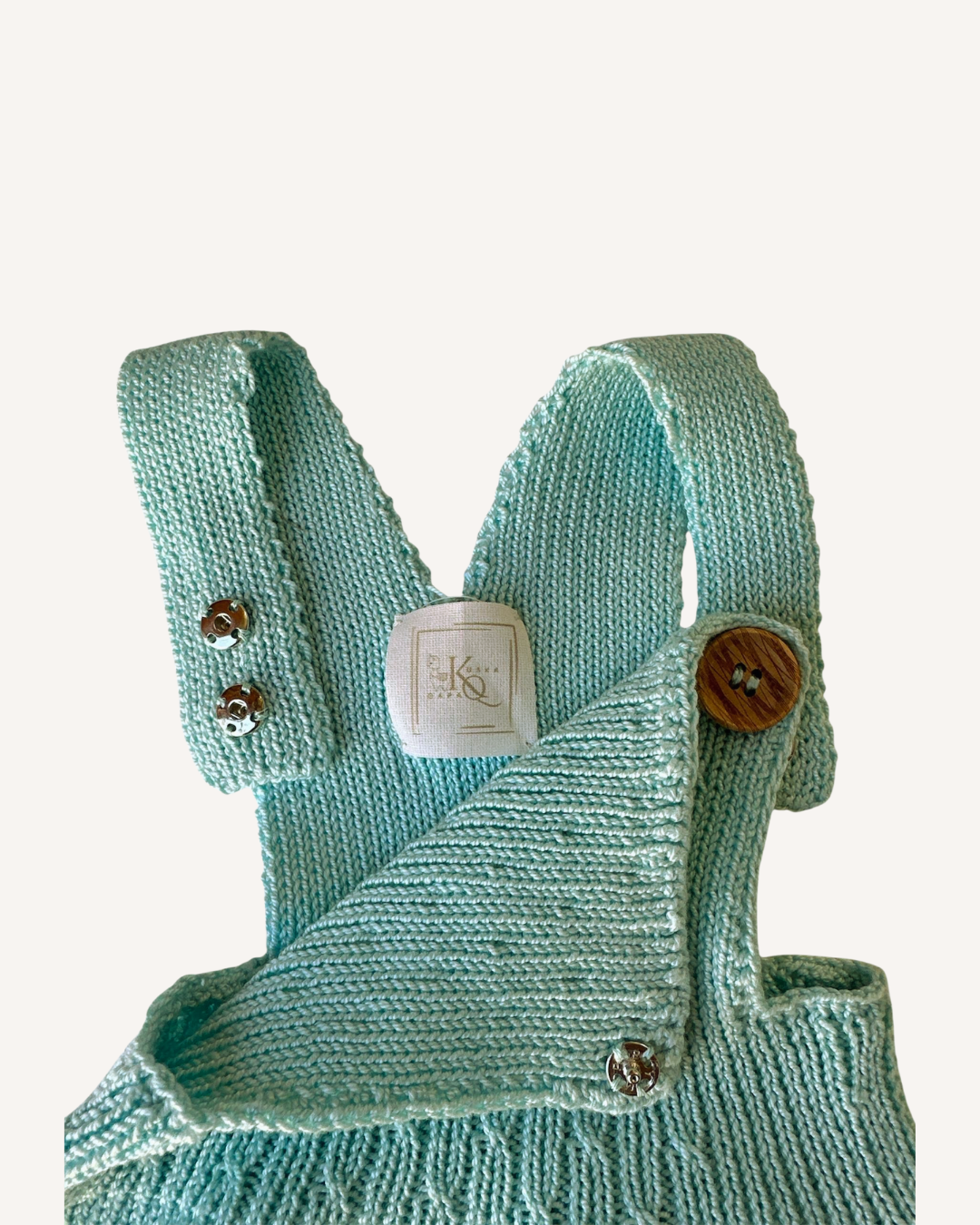 Lirium · Pagliaccetto neonato in cotone / Baby knitted romper