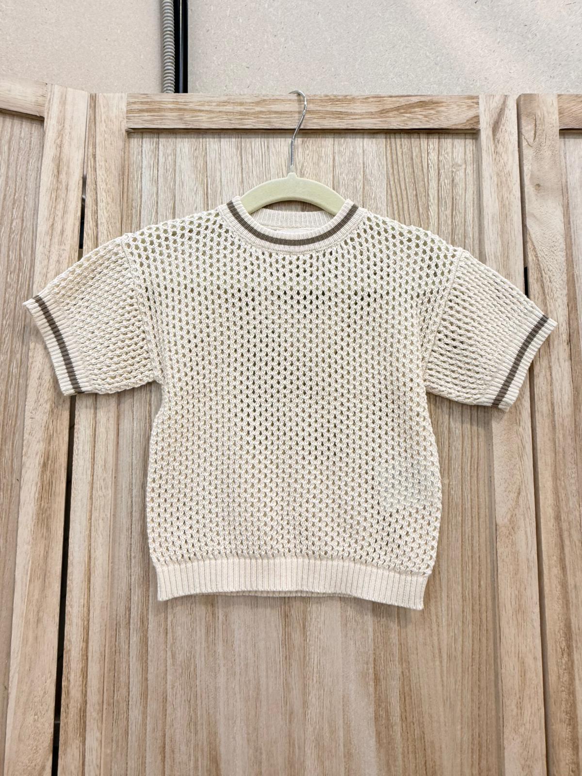 Maglia Qori in 100% Cotone Pima – Trama Leggera Artigianale